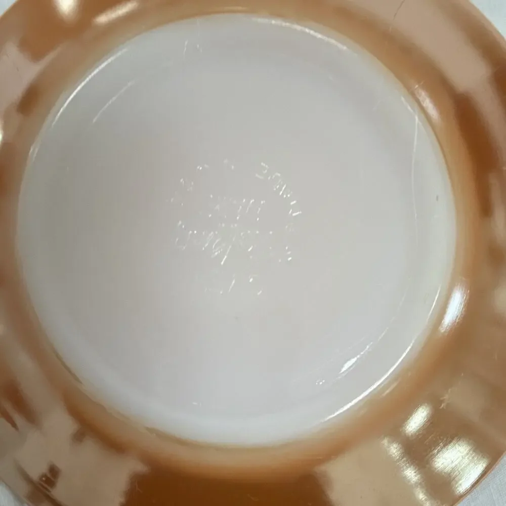 Copied - Pink Pressed Glass Laurel Pattern Round Plate 6 in